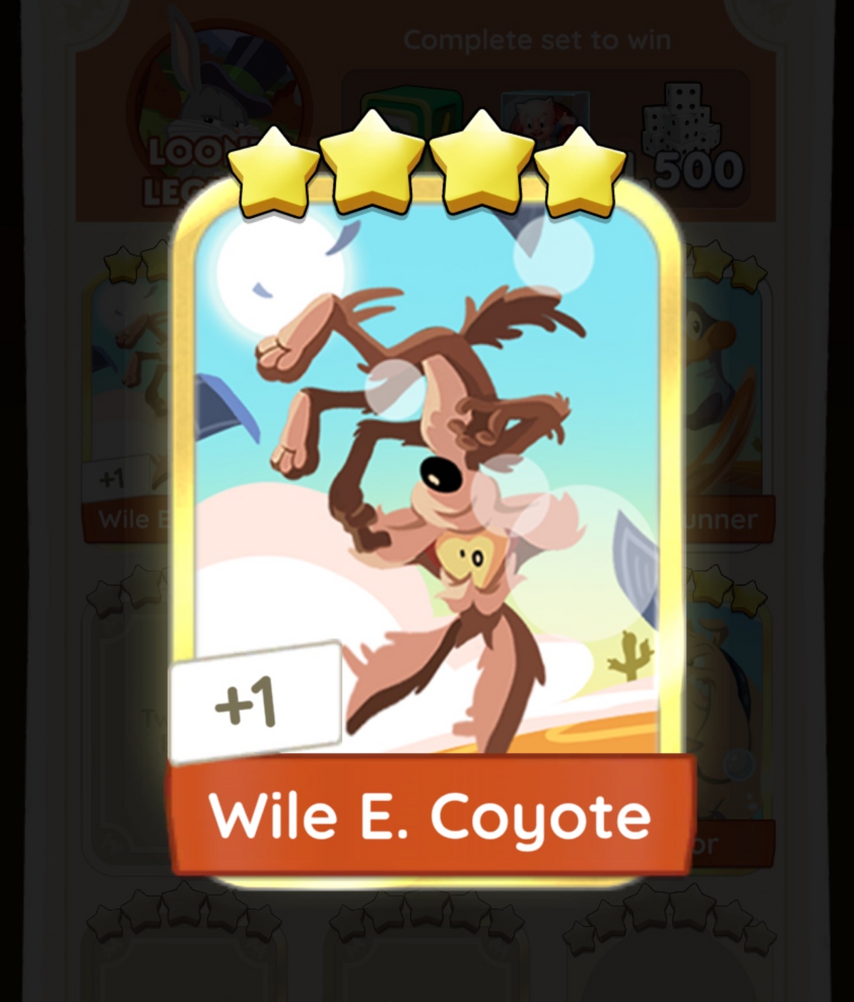 Set 21 - Wile E. Coyote (GB 4 Star)