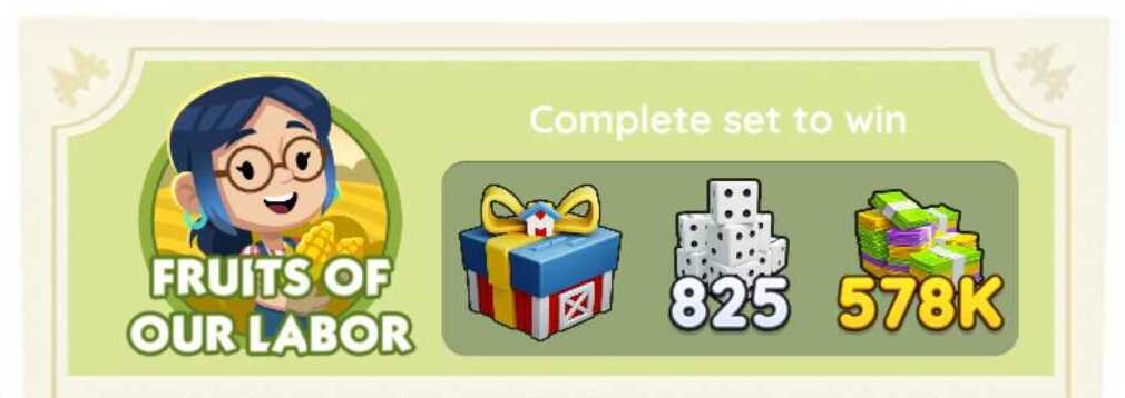 Set 17 - Fruits of Our Labor