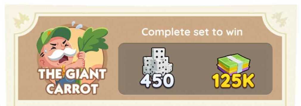 Set 3 - The Giant Carrot
