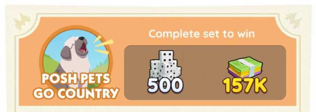 Set 5 - Posh Pets Go Country
