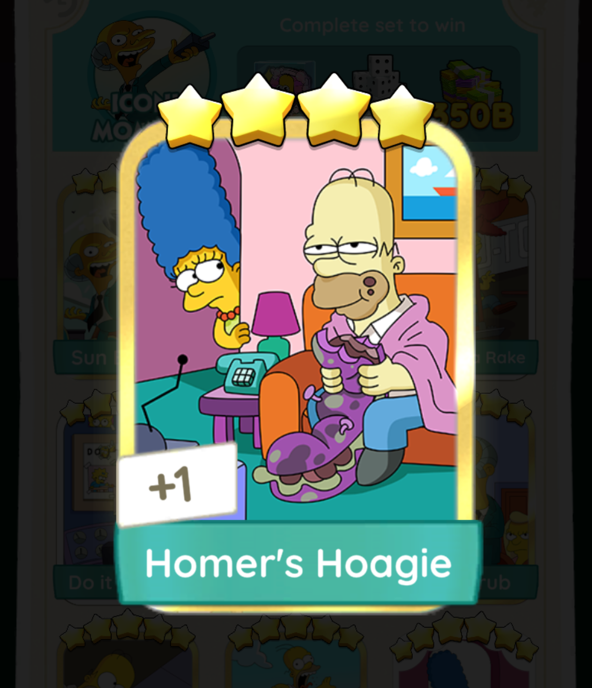 [Pre-Order] Set 21 - Homer's Hoagie (GB 4 Star)