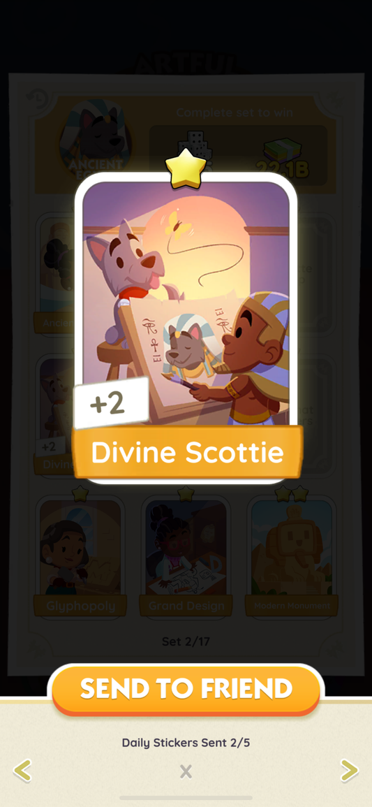 Set 2 - Divine Scottie (1 Star)