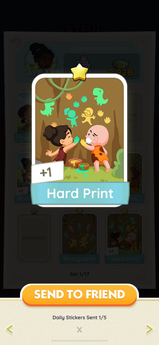 Set 1 - Hard Print (1 Star)